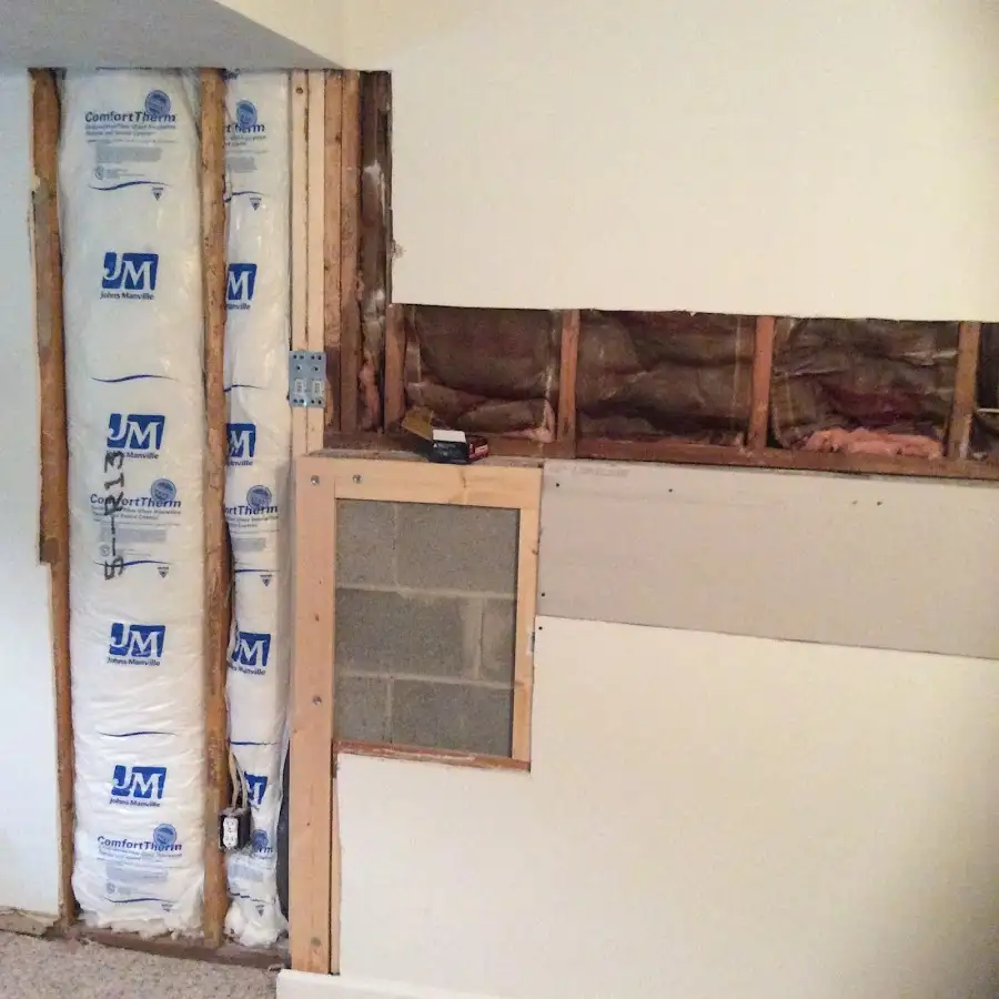 Wall insulation replacement during Odor Removal & Deodorization in Clarksburg